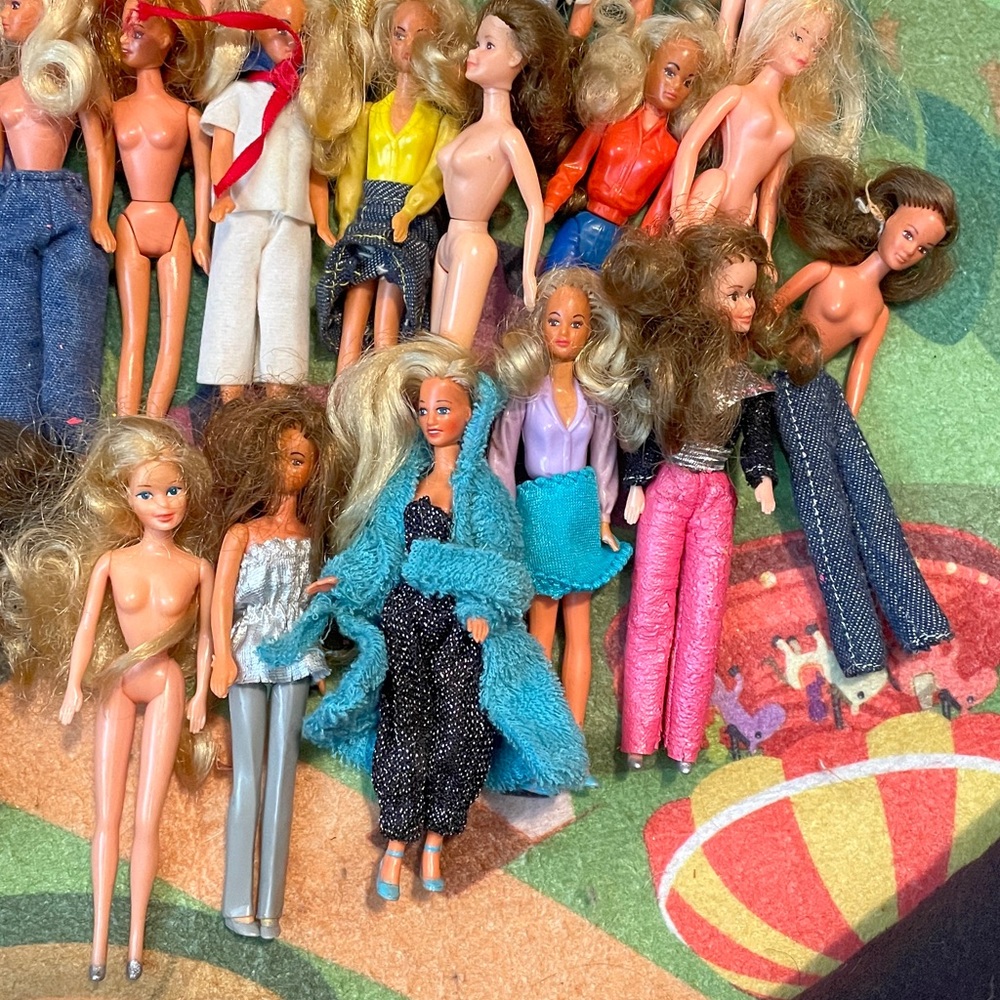 Kenner Glamour Gals Showplace Case Vintage lot mini dolls - Picture 15 of 16